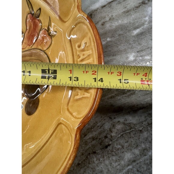 Vintage 1964 Los Angeles Potteries #300 Spaghetti Bowl 14” Pasta Noodle Salad - Picture 9 of 9